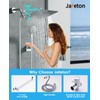 Jafeton High Pressure Rainfall Shower Head with Handheld Spray Combo