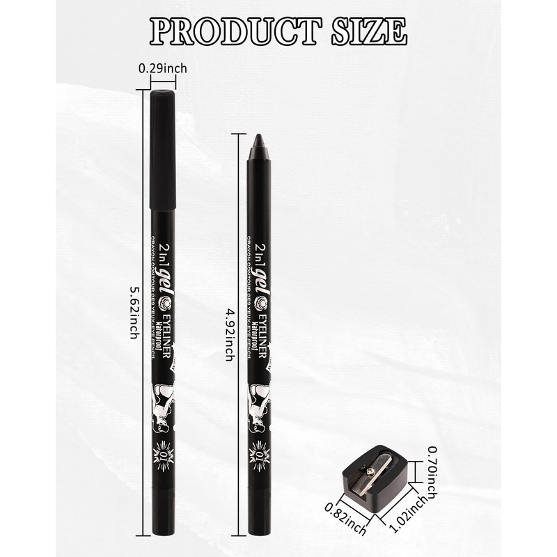 Nude Gel Eyeliner, Cream Eye Pencil, Nude, Waterproof, Long-Lasting, Smudge-proof