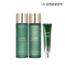 Kim Jeong-moon Aloe [Kim Jung Moon Aloe] Cure Soothing Toner + Emulsion + 3X Cream + Extreme Mini 3-Pack / [김정문알로에] 큐어 수딩 토너+에멀젼+3X크림+익스트림 미니 3개