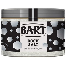 BART Rock Salt Large Jar - Coarse, Opaque Crystals - Enhance Sweet & Savoury Food Flavour (1x450g)