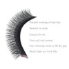 EMEDA Y Eyelash Extensions, D Curl, 07 mm, Prefabricated Volume,