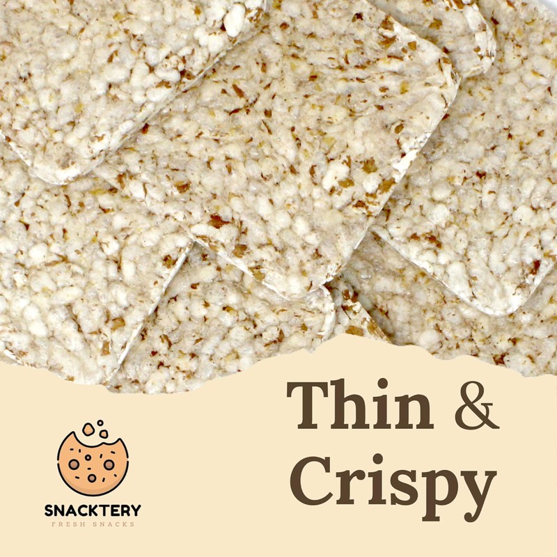 Ultra Thin Whole Grain Spelt Squares Salted - Fat Free,