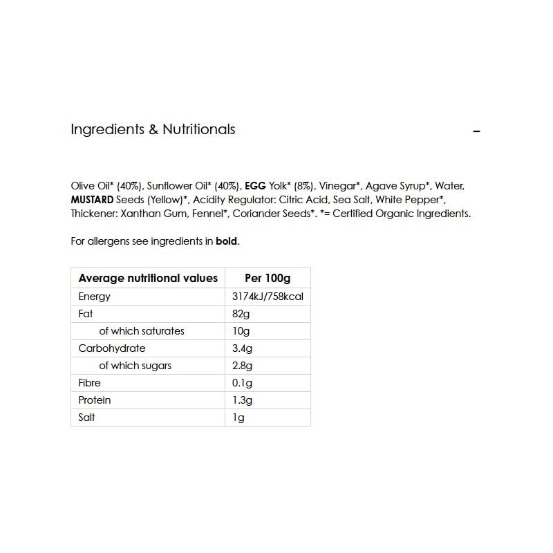 Biona Organic - Mayonnaise with Olive Oil - 230g