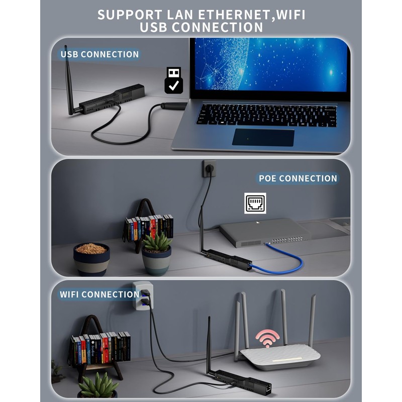 SMLIGHT SLZB-06M - Zigbee 3.0 to Ethernet,USB,and WiFi Gateway Coordinator