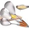 MARTE Skimmer Slotted Spoon Set of 3-304 Stainless Steel Spider