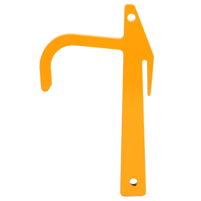 QWORK Chain Link Banana Clip, 5 Packs Hook Loop Mesh