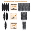 Deep Wave Feather Crochet Hair 18 Inch 4#， Miracle Knots
