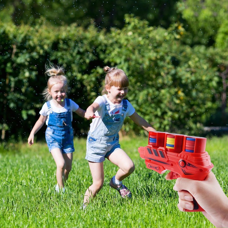 2PCS Foam DiscLauncher, Disc Launcher, Continuous Shooting Flying Disc Launcher,