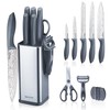 RAXCO 10-Piece Kitchen Knife Set | Stainless Steel Holder |