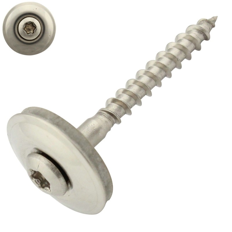 Pack of 100 Spengler Screws with Sealing Washer 20 mm