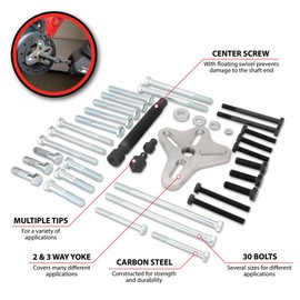 Performance Tool W89714 46 pc. Multi-Purpose Puller Kit