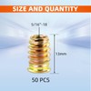 5/16"-18 Threaded Inserts for Wood Nutsert Furniture Screw-in Nut 13mm