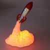 3D Printing Rocket Lamp Innovative Bedside Table Light USB Charging