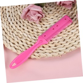 IWOWHERO Double-sided Hair Styling Comb Metal Razor Hair Scissors Stainless Steel