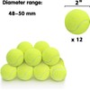 MEKAPLE Mini Tennis Ball 12 Pack for Pet Playing Fecth,