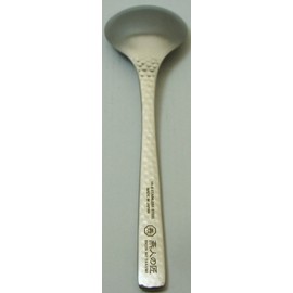 Yokoyama ECT-BS Bouillon Spoon, 5.9 inches (15 cm), Tsubanjin Takumi, Made in Japan, Silver