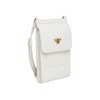 Alice Wheeler Vegan Leather Mini Bloomsbury Crossbody Phone Bag Bee