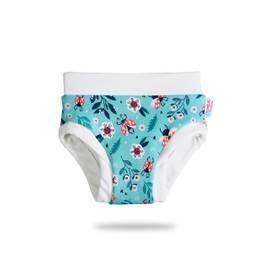Petit Lulu Training Overtrousers Size M (11.5-16 kg) Fluffy Organic Baby Trainer Pants Washable & Reusable Trainer Cloth Nappies Made in EU, Ladybird on the meadow