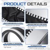 Zonon Vinyl Flexible Duct Connector 6-1/2" x 50 ft for