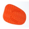 PLASTIC MOTORCYCLE KICKSTAND PLATE BIKER'S KICK STAND PAD ORANGE