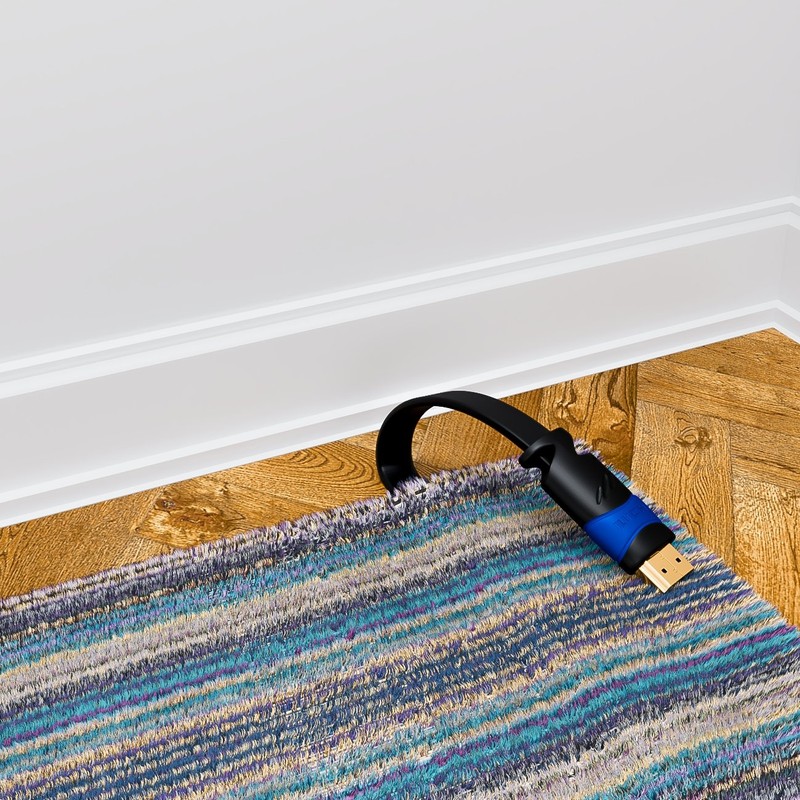 deleyCON (6.57 ft.) 2m flat HDMI cable - compatible with
