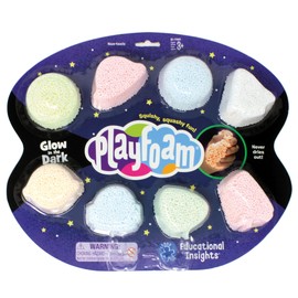 Educational Insights Playfoam Glow in the Dark 8-Pack, Fidget & Sensory Toy, Gift for Boys & Girls, Ages 3+