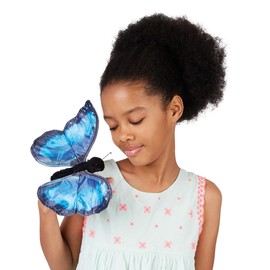 Folkmanis Blue Morpho Butterfly Finger Puppet