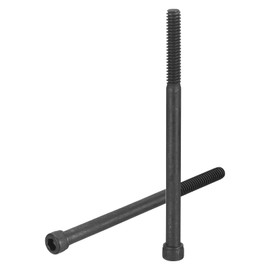 uxcell Hex Socket Bolts (1/4"-20x6), 304 Stainless Steel Hex Socket Drive Screws, Black, 10 Pcs