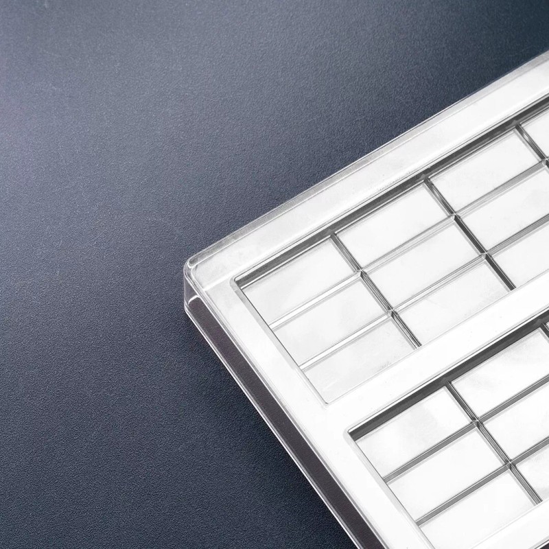 Bold Maker 48.2mL 12pc Plain Chocolate Bar Mold - Makes