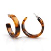 chenpaif Earrings,Acrylic Marbled Earring Leopard Round Hoop Earrings Women Tortoise