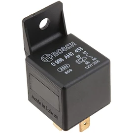 Bosch 0986AH0453 Mini Relay 12V 20A, IP5K4, Operating Temperature from -40 Degree to 85 Degree C, 4 Pin Relay