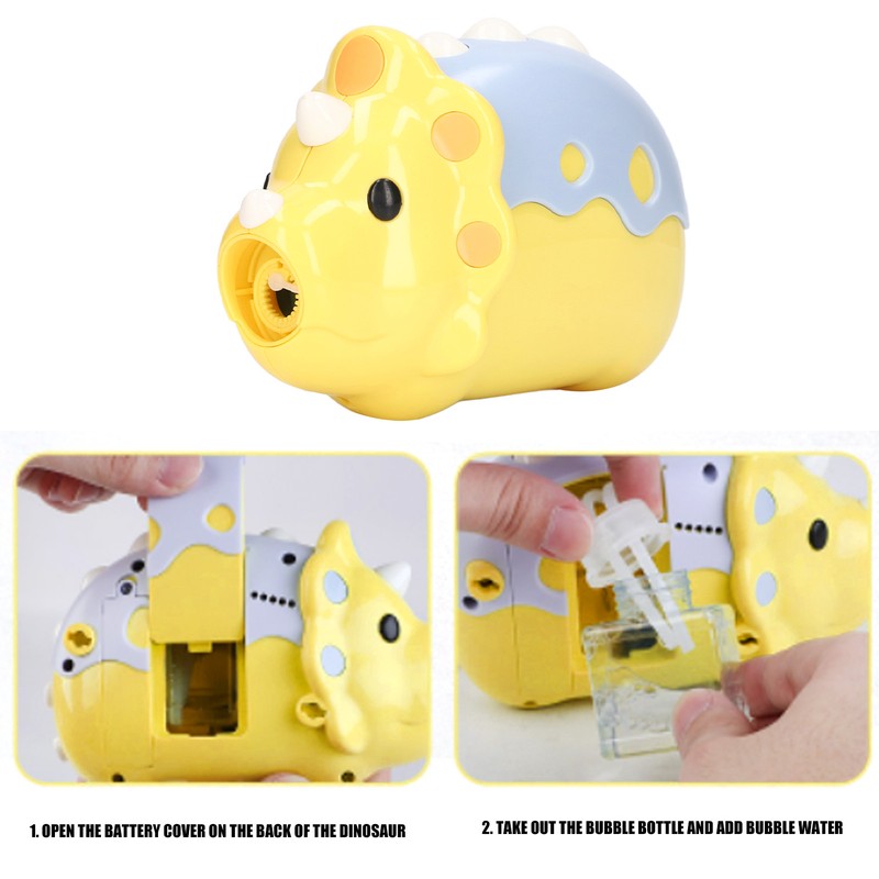 Dinosaur Bubble DV Camera Safe Automatic Interactive Handheld Kids Bubble