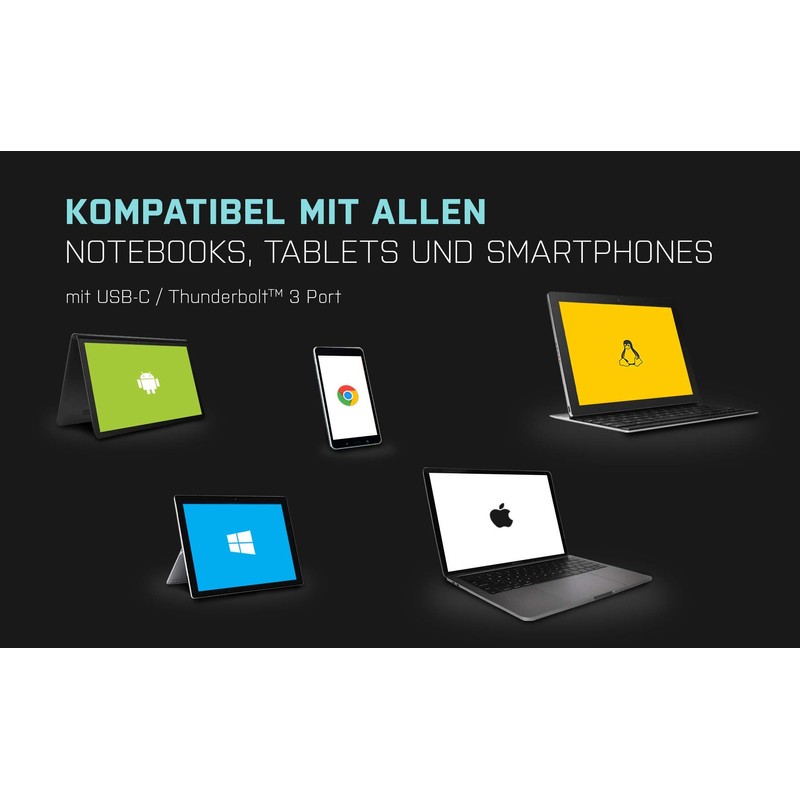 i-tec USB C auf Dual HDMI Video Adapter 4K Ultra