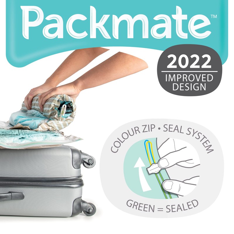 Packmate Roll Up Travel Bag I Premium Reusable Space Saver
