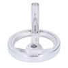 3 Spoke Hand Wheel with Revolving Handle Cast Iron Round