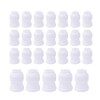 Cream Tip Replacement Caps Plastic Set of 30