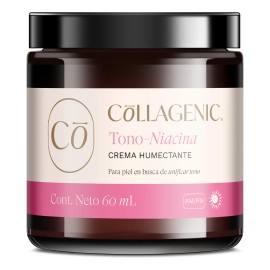 Crema facial aclarante 10 % niacinamida y colágeno 60 ml | ilumina todo tipo de piel