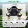 10L0L Golf Cart Rear Wheel Hub Assembly Compatible with Club