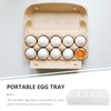 Zerodeko 6 Sets Foam Egg Tray Quail Egg Cartons Shatterproof