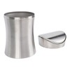 Stainless Steel Desk Trash Can, Swing Lid Mini Desk Garbage