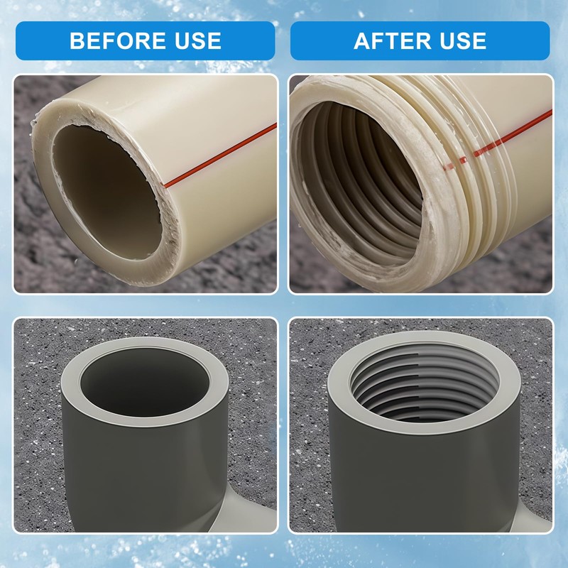 Pipe Tap Set, 1/2 and 3/4 Inch Tap Pipe Tap