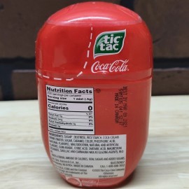 Tic Tac (1) 2021 Tic Tac Limited Edition Coca Cola Pop Hard Candy Mint 3.4oz