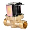 G1/2" DC 24V Normally Closed Brass Electric Solenoid Magnetic Valve