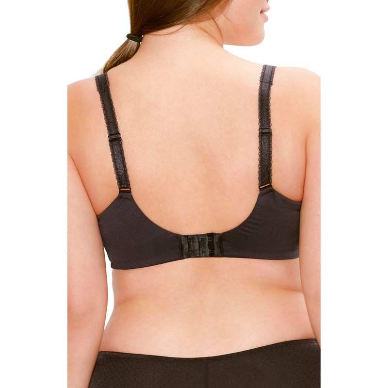 Sculptresse Women's Panache Candi Full Cup Bra Coverage, Sheer, Black,