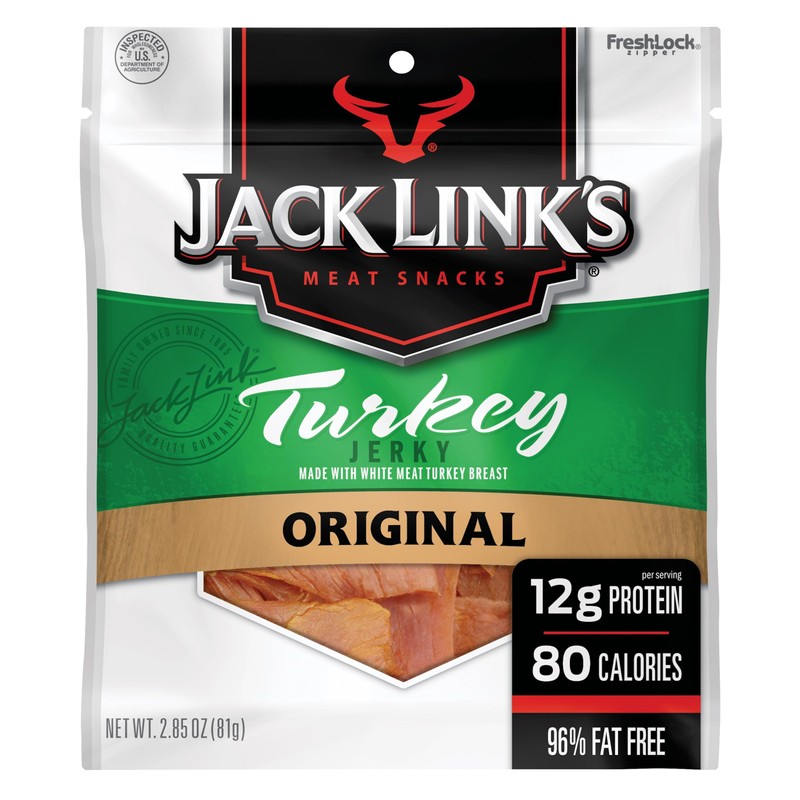 Jack Link's Original Turkey Jerky - 2.85 oz Bag -