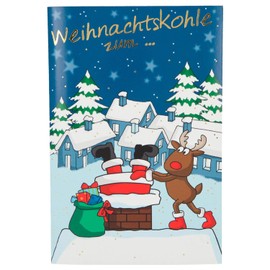 Depesche 11338-003 Christmas Card with Light Effects and Music, Hinged, Printed Outside and Inside with Fun Texts, with Envelope, Interactive, Funny & Especially Original