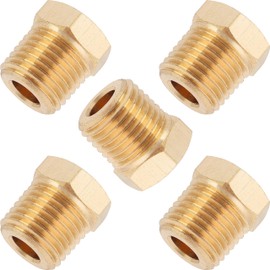 LTWFITTING Hex Plug Male Screw Size R (PT) 1/4 (Pack of 5)