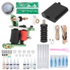 Complete Tattoo Kit Professional Coil Tattoo Machine Power Supply Pen