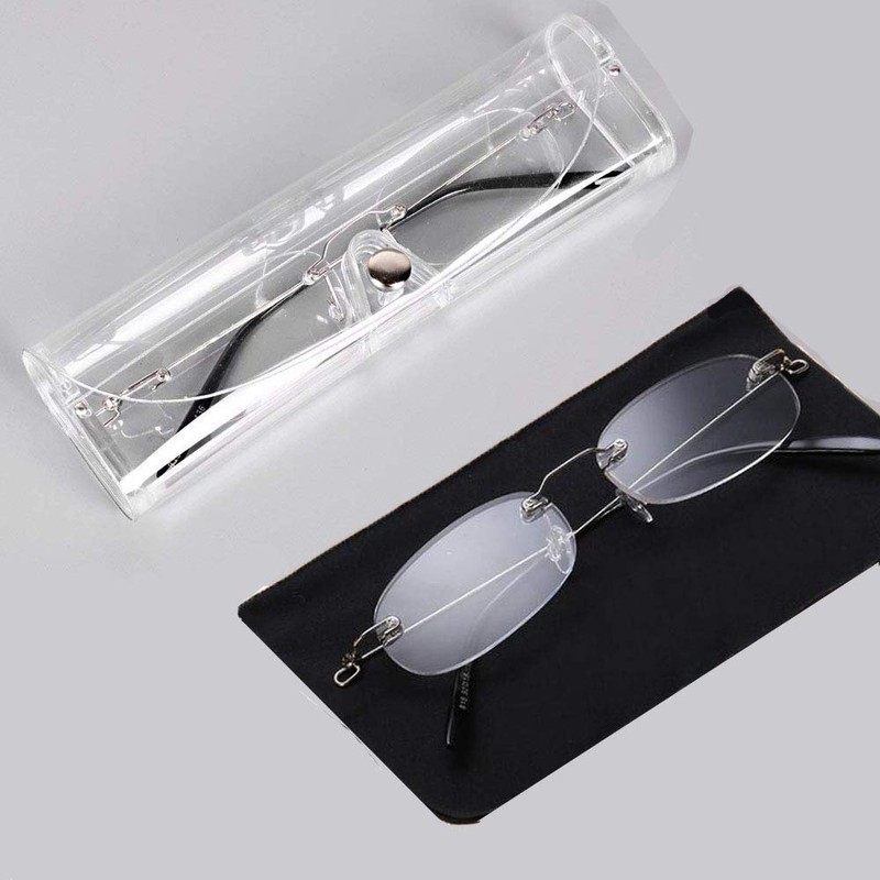 Viseng 3 Pairs Unisex Super Lightweight Rimless Quality Readers Ultra