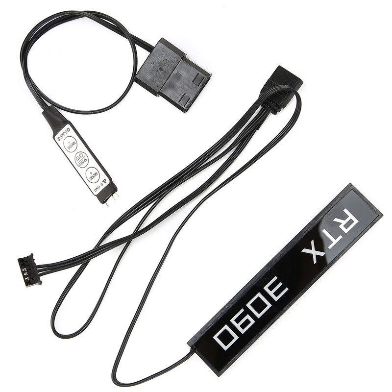 Graphics Card RGB Light 3pin 6pin 50cm Lighting Effect Synchronize